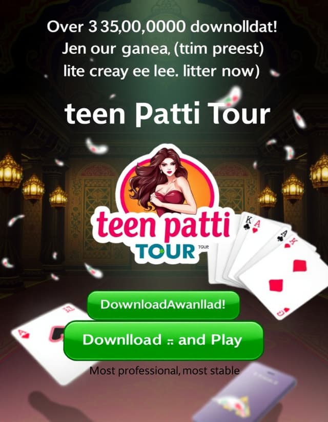 Teen Patti Tour Banner